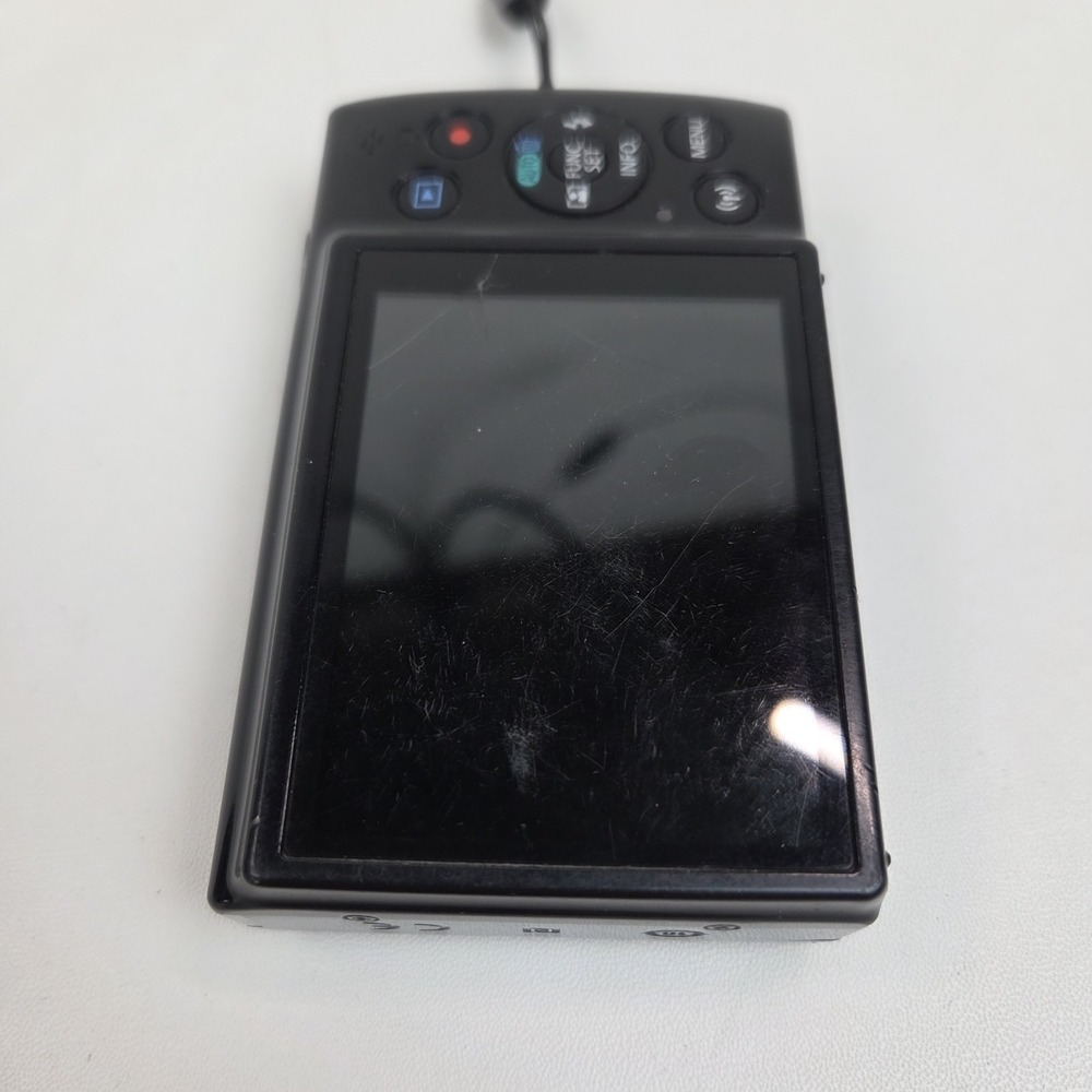 Canon Powershot ELPH 190 IS 10x Digital Camera Black Broken Cracked Display - Picture 16 of 16